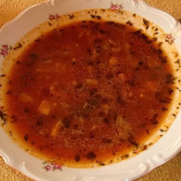 Rozgrzewająca zupa pomidorowa - 5 Przemian 