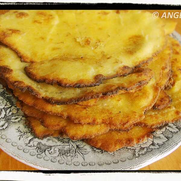 Placki z polenty - Polenta Pancakes Recipe - Frittelle di polenta (le cresciole)