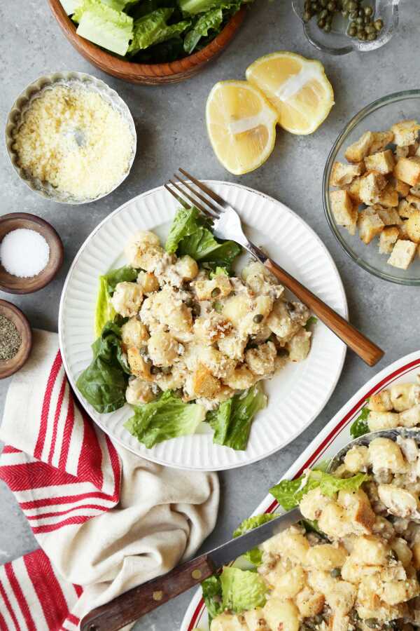 Caesar Salad Gnocchi