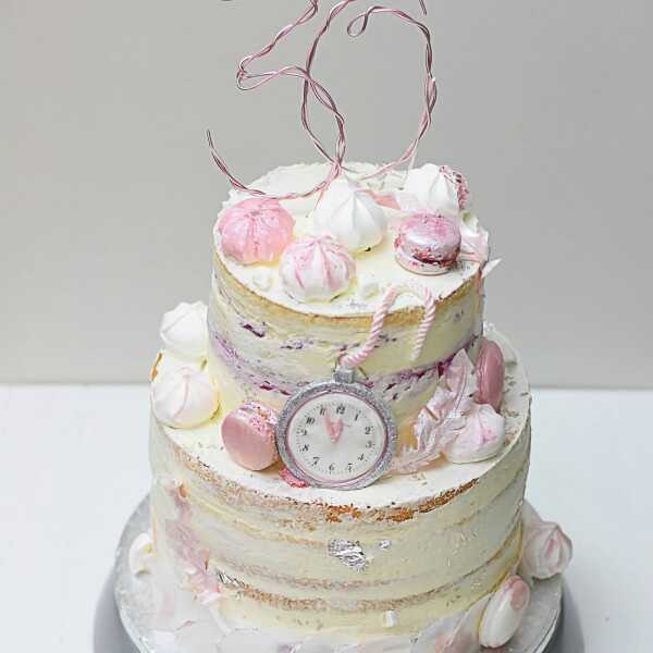 NAKED CAKE W KOLORACH PINK GOLD