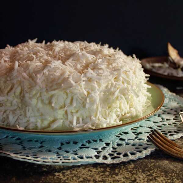 Lemon Coconut Cake - Ciasto kokosowo cytrynowe