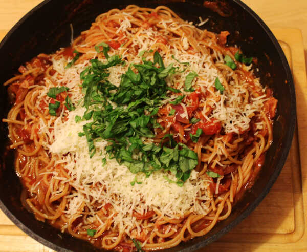 Spaghetti amatriciana