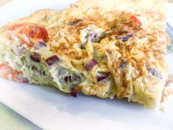 Błyskawiczny omlet pomidorami