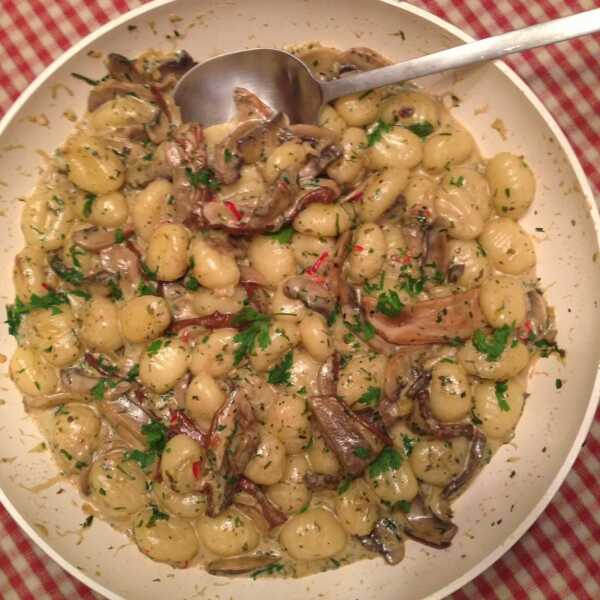 Gnocchi z prawdziwkami 