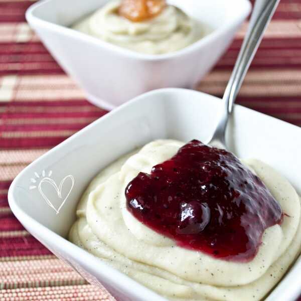 Waniliowy pudding z kaszy jaglanej