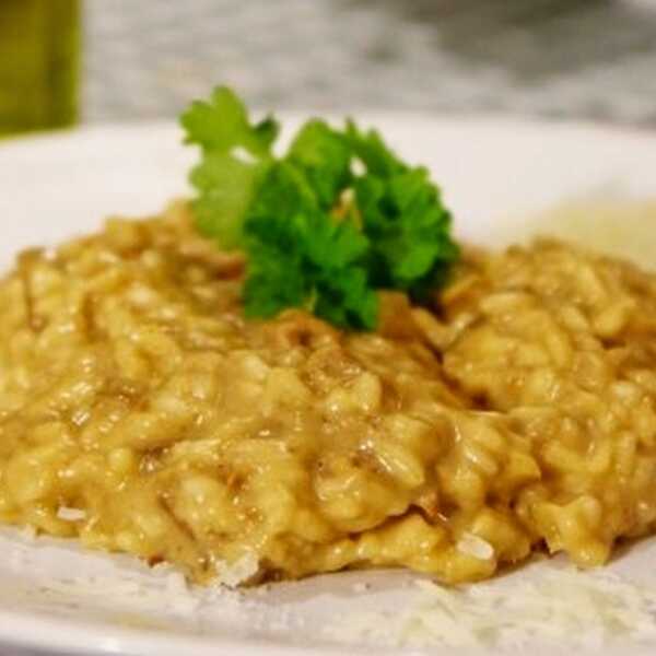 Pyszne Risotto alla milanese z borowikami 