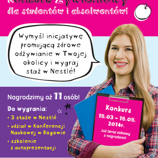 Konkurs 'Natalia Honorota Witalna' czyli wygraj staż w Nestle