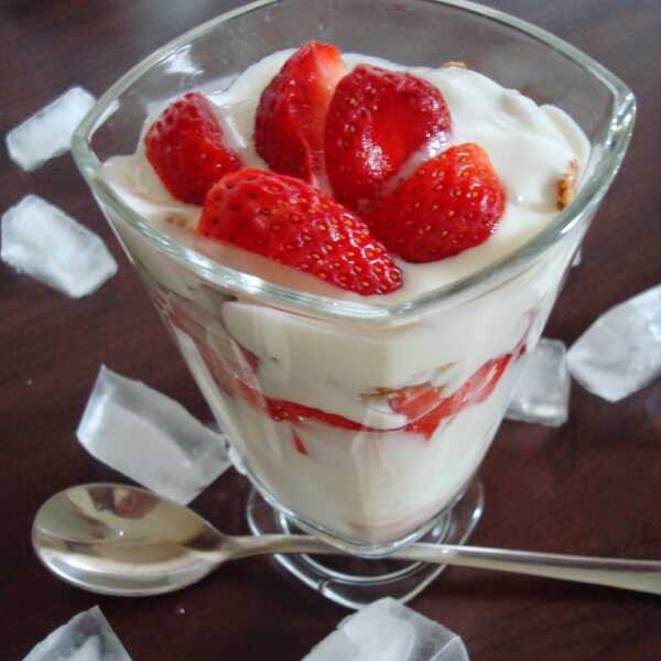 Deser lodowo-jogurtowy