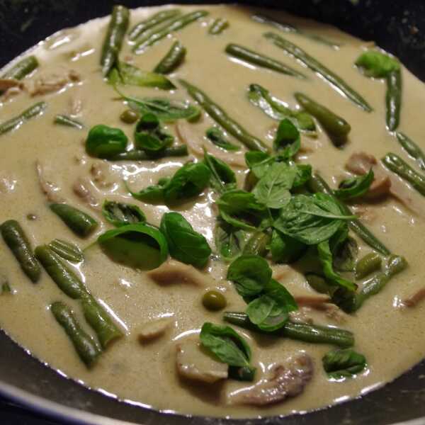 Tajskie zielone curry z kurczakiem PRZEPIS - ( Thai Green Curry Chicken)