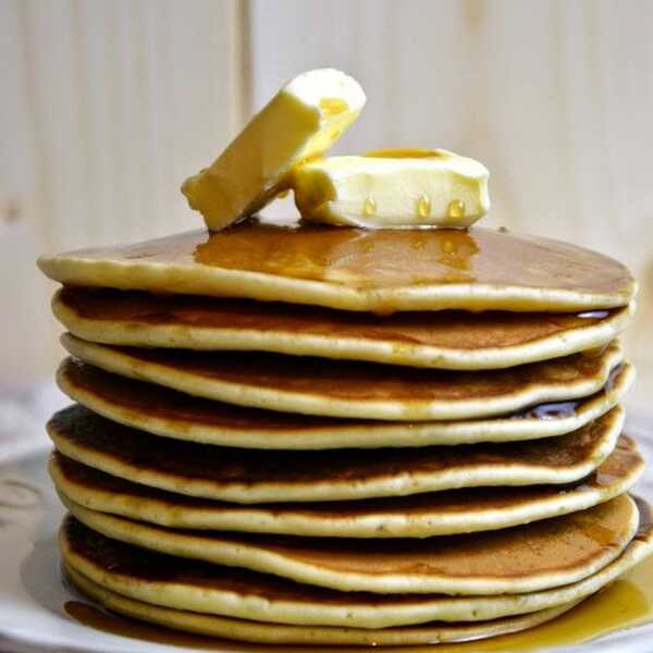 Z cyklu „Wypiekanie na śniadanie”- pancakes...