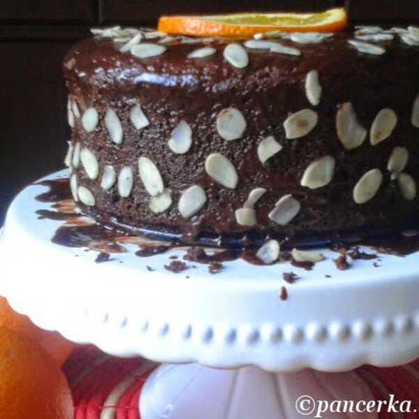 Bezglutenowe ciasto czekoladowo-pomarańczowe