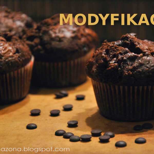 MODYFIKACJE - muffiny z czekoladą i pomarańczą. Bez białej mąki.