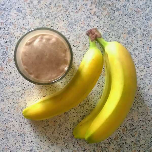 Smoothie: banan + masło orzechowe - smoothie: banana + peanut butter