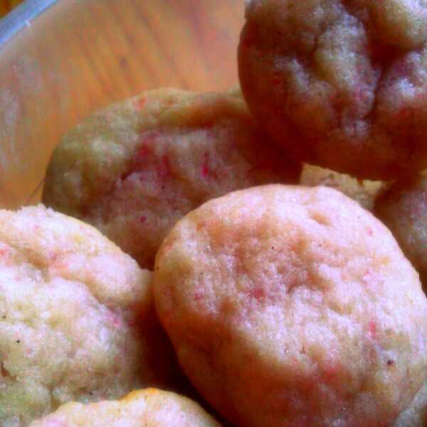 Wiśniowe i pomarańczowe ciasteczka na jeden gryz - One bite cherry cookies & orange cookies