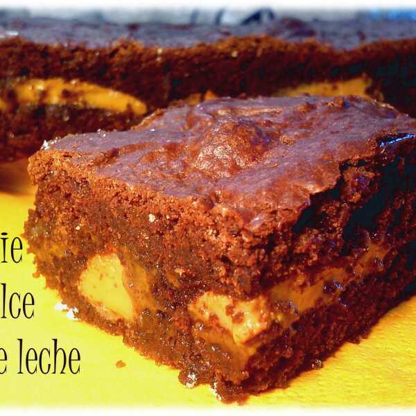 Brownie z dulce de leche