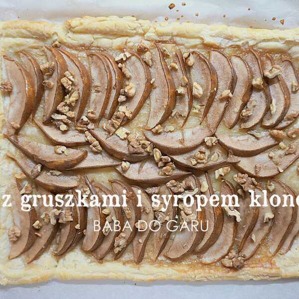 Najprostsza na świecie tarta z gruszkami i syropem klonowym