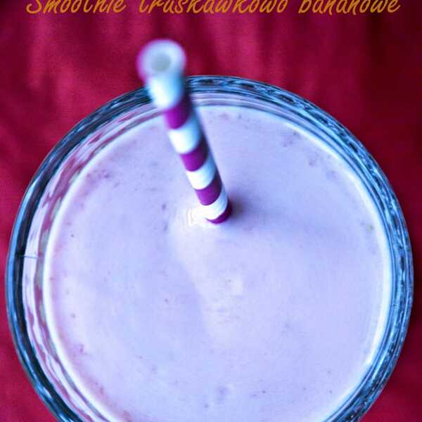 Smoothie truskawkowo bananowe