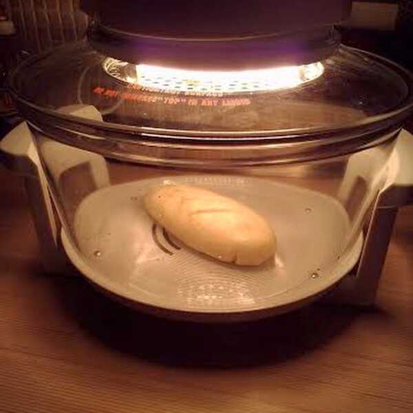 Szybciutki chlebek - test pieczenia w piekarniku halogenowym 