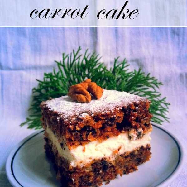 Carrot cake - najlepsze ciasto marchewkowe.