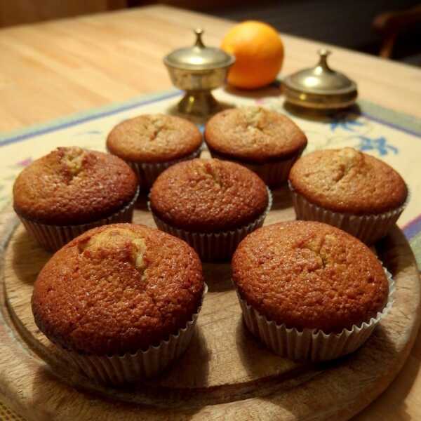 Migdałowo-pomarańczowe muffinki - Almond and orange muffins