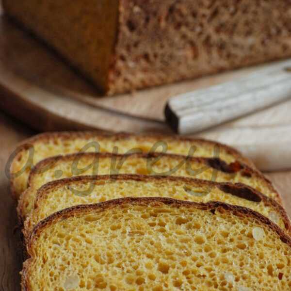 Chleb z dynią na zaczynie drożdżowym - poolish