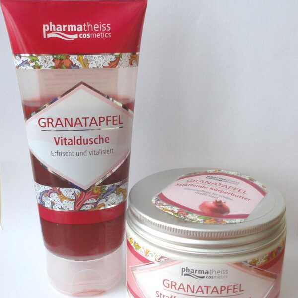 Kosmetyki Granatapfel: żel pod prysznic i ujędrniające masło do ciała