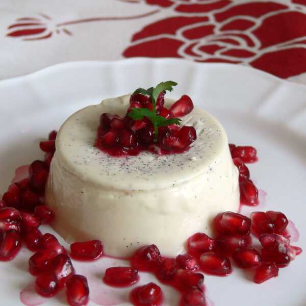 Panna cotta i granaty