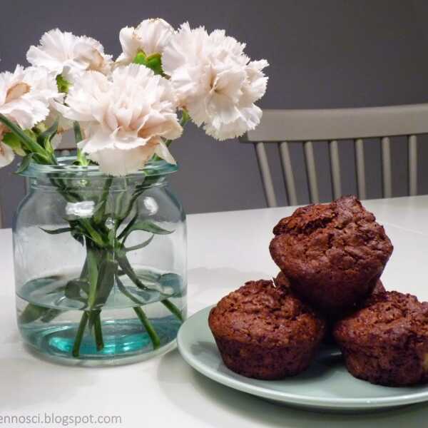 Muffiny bananowe z nutellą- idealne dla dzieci!