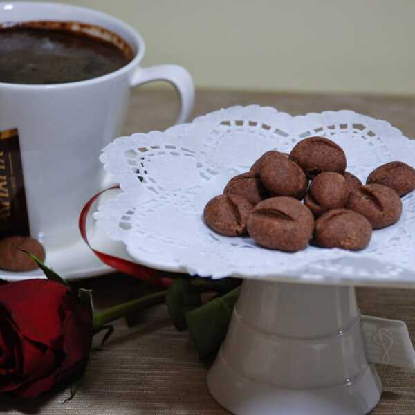 Słodkie środy - Ciasteczka kawowe - ziarenka kawy