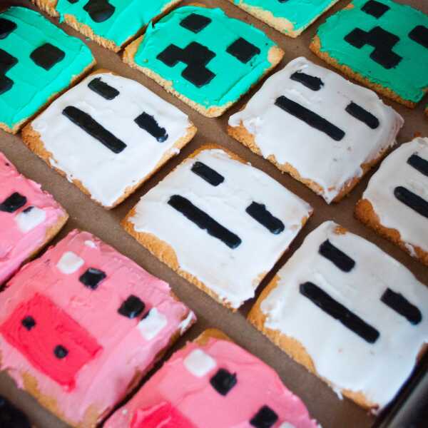 Maślane ciasteczka Minecraft
