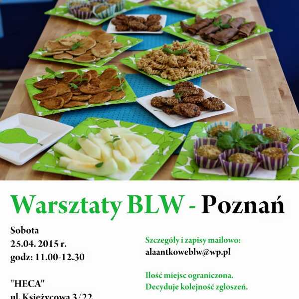 Wiosenne warsztaty BLW w Poznaniu!