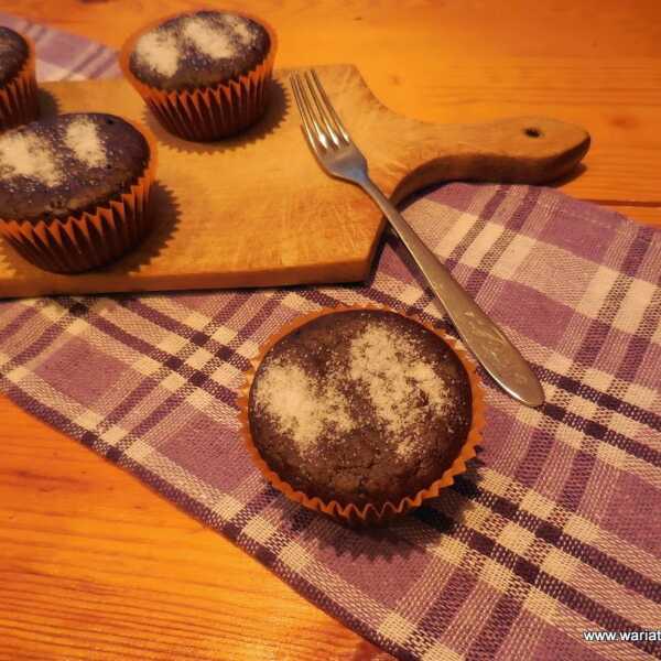 Muffiny czekoladowe (z fasoli)