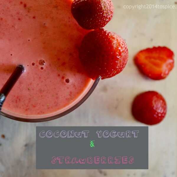 Coconut yogurt & Strawberries! 