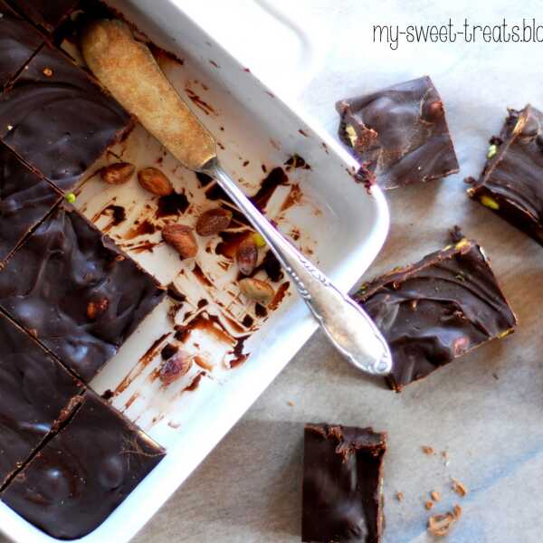 Pistacjowo-czekoladowe fudge /Chocolate Pistachio Fudge