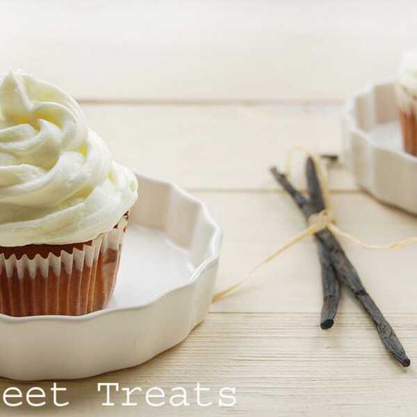 Idealne babeczki waniliowe / Perfect vanilla cupcakes 