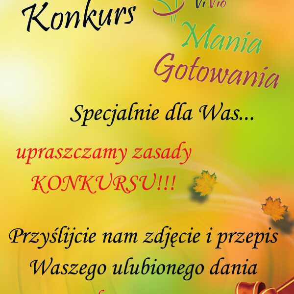 Konkurs - Mania gotowania - ViVio