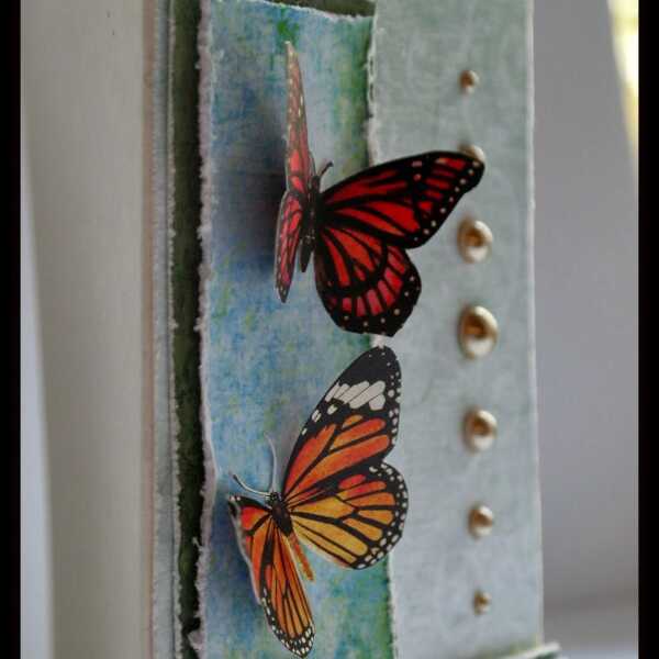 Kartka z motylami