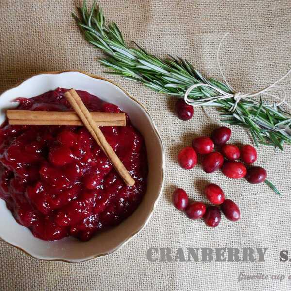 The Best Cranberry Sauce (Najlepszy Sos Zurawinowy)