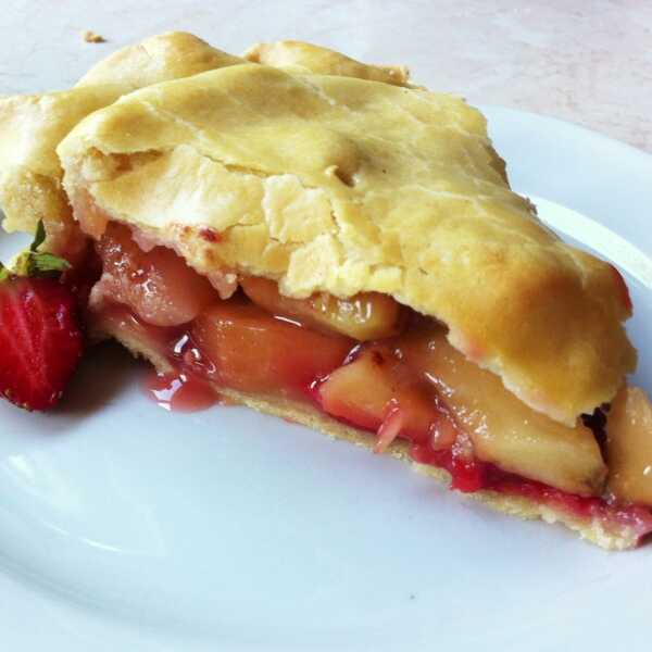 Apple & strawberry pie, czyli szarlotka po amerykańsku