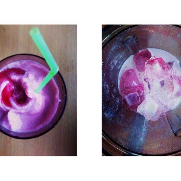 Domowe raspberry frappuccino