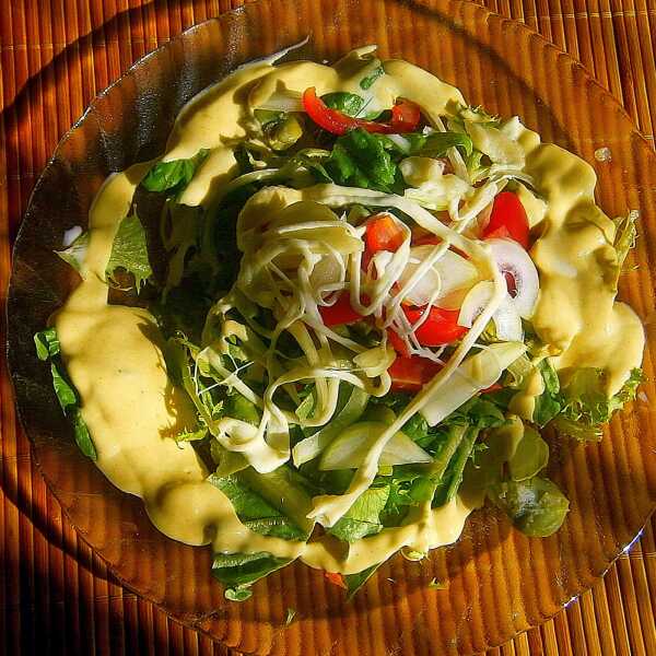 Sałatka z bobem / Salad with broad bean