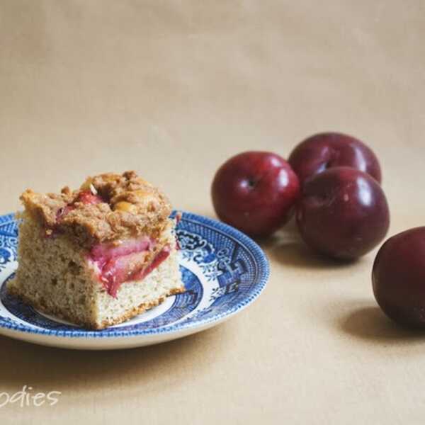 YEASTED CAKE with PLUMS