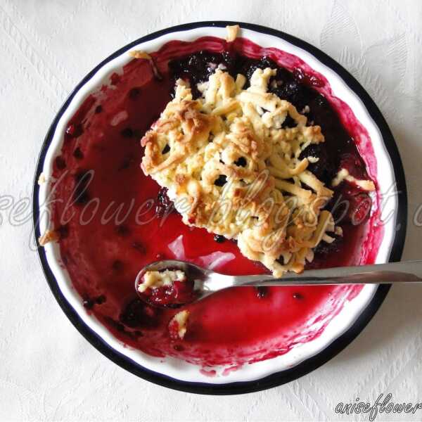 Czernicowe crumble