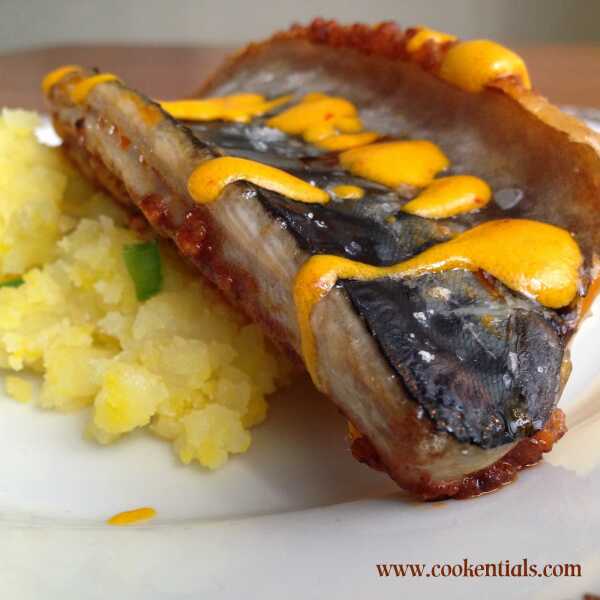 Jak przygotwać makrelę / Mackerel with saffron dip