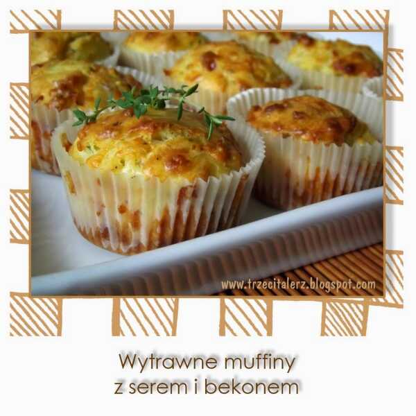 Wytrawne muffiny z serem i bekonem