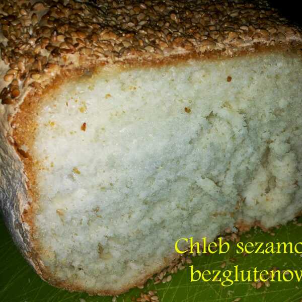Chleb sezamowy (bez glutenu, mleka i jajek)