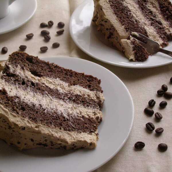 Tort makowo-kawowy. Świąteczno-urodzinowy.