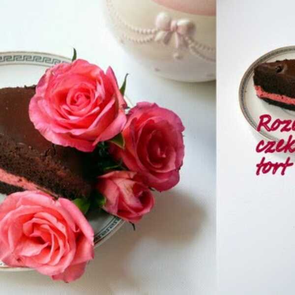 Poezja w czystej postaci czyli czekolada i róże jako tort