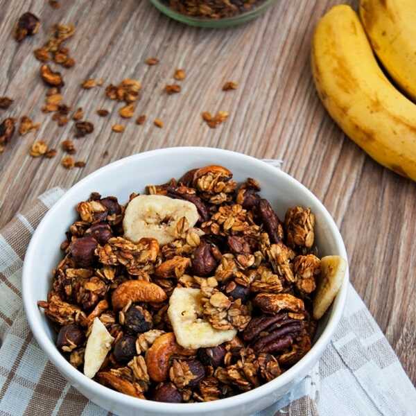 GRANOLA BANANOWA | BANANA BREAD GRANOLA