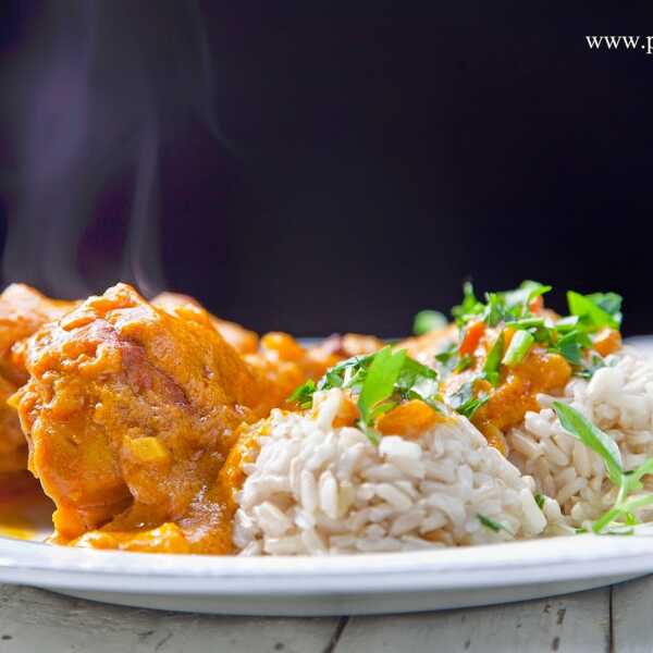 Kurczak w sosie curry